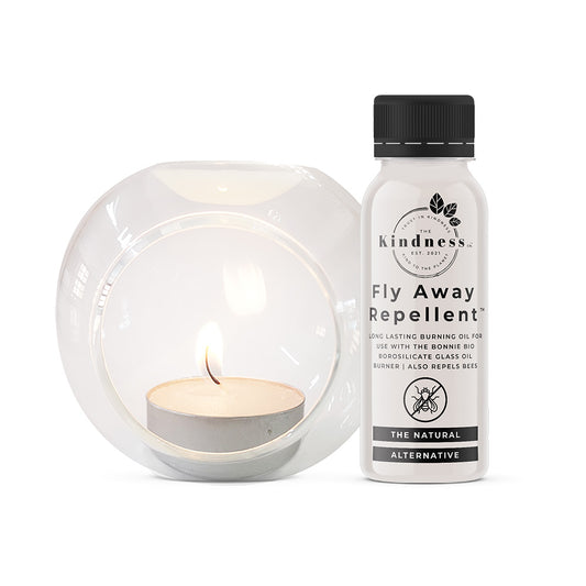 FLY AWAY REPELLENT BOROSILICATE GLASS OIL BURNER KIT