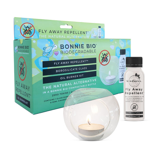 FLY AWAY REPELLENT BOROSILICATE GLASS OIL BURNER KIT
